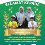 JUARA PEMENANG LOMBA VIDEO KREATIF HARI PAHLAWAN